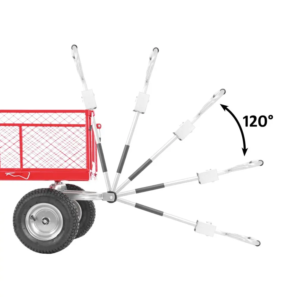 Садовая тележка с металлической сеткой 350 кг HECHT 53350