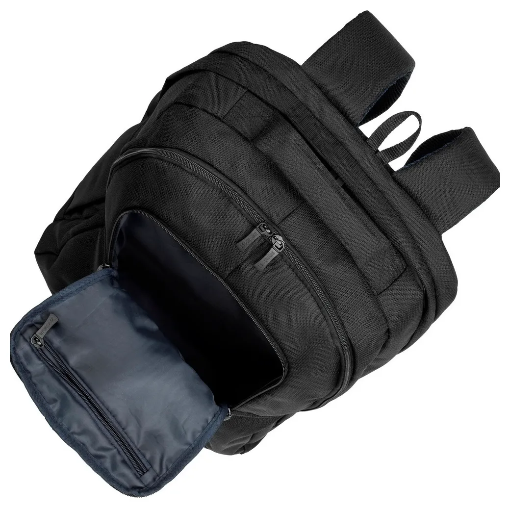 Rucsac pentru Laptop RivaCase Tegel, 17.3", Polyester, Negru