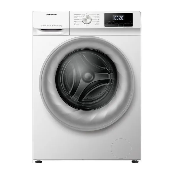 Mașină de spălat Hisense WFQY7014EVJM, 7kg, Alb