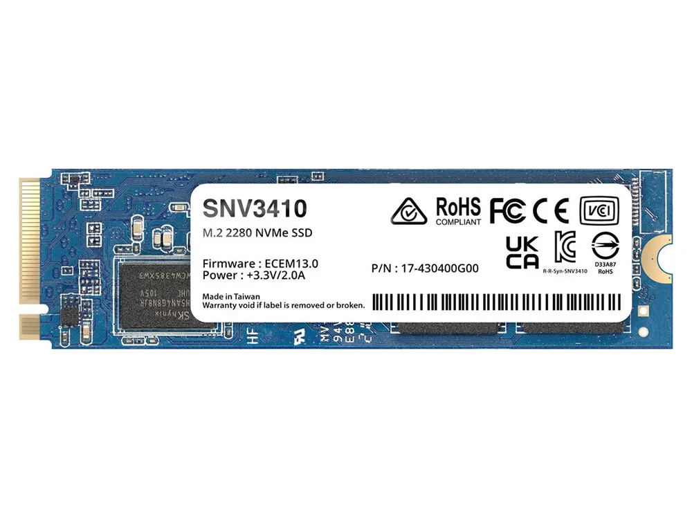 Накопитель SSD SYNOLOGY SNV3410-800G, 800Гб, SNV3410-800G