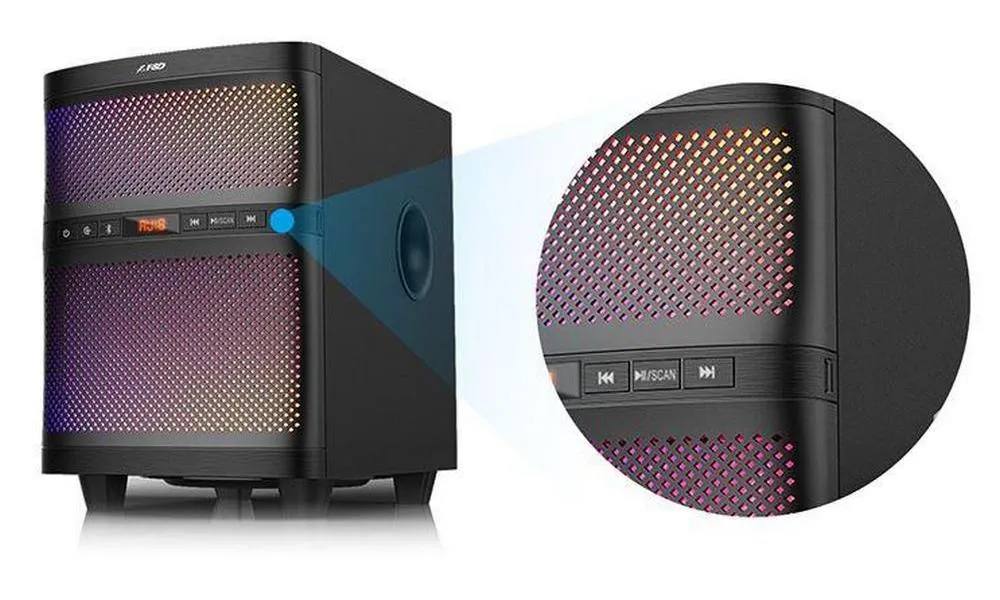 Аудиосистема F&D F5060X, Чёрный