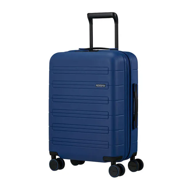 Valiza American Turister NOVASTREAM pe 4 roti 55/20 TSA EXP smart albastru inchis