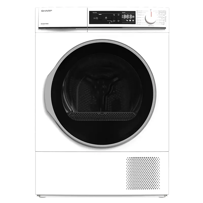 Uscător de rufe Sharp KDNHA7S7GW21EE, 7kg, Alb
