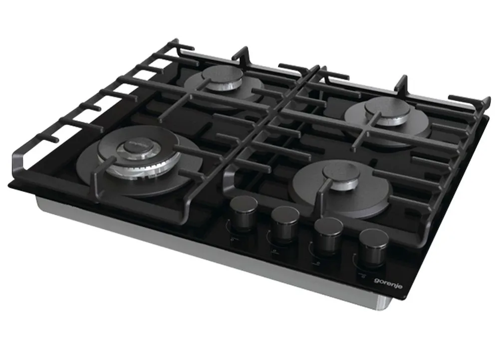 Plită pe gaz Gorenje GKTW 642 SYB, Negru