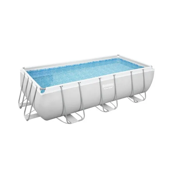 Piscină cu cadru metalic Bestway 56442, 6770L, Gri, 56442