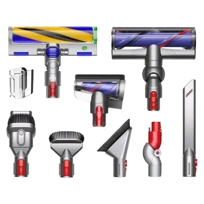 Aspirator Vertical Dyson V12 Detect Slim Absolute Plus, Argintiu