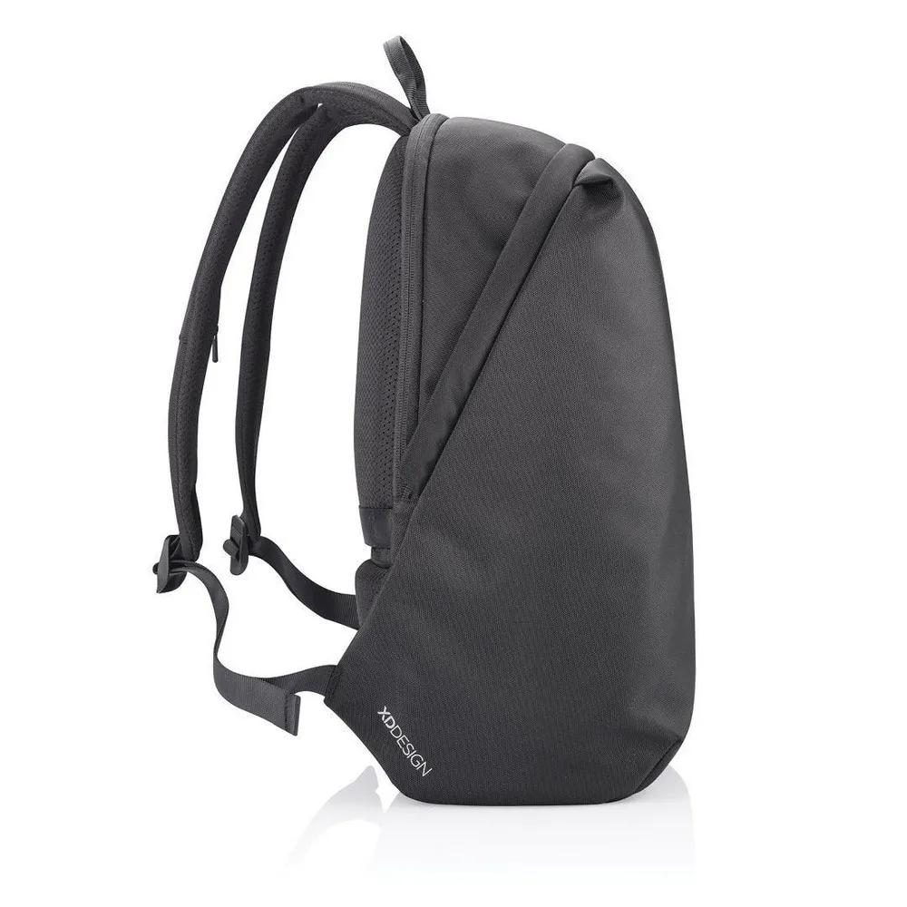 Rucsac pentru Laptop Bobby Soft, 15.6", Textil, Negru