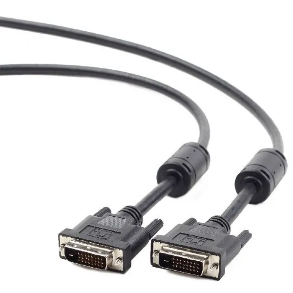 Cable DVI M to DVI M,  3.0m, Cablexpert DVI-D Dual link with ferrite, CC-DVI2-BK-10