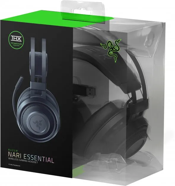 Căști gaming RAZER Nari Essential, Fără fir, Negru