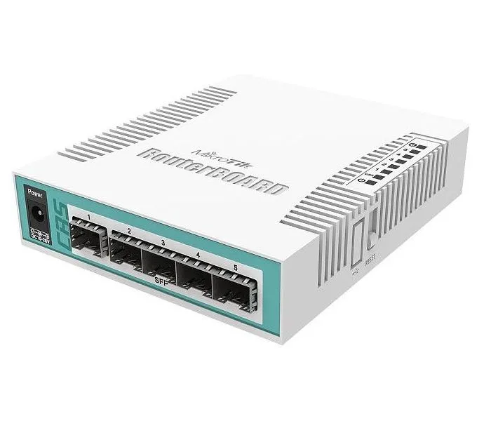Коммутатор маршрутизатора MikroTik CRS106-1C-5S, Белый