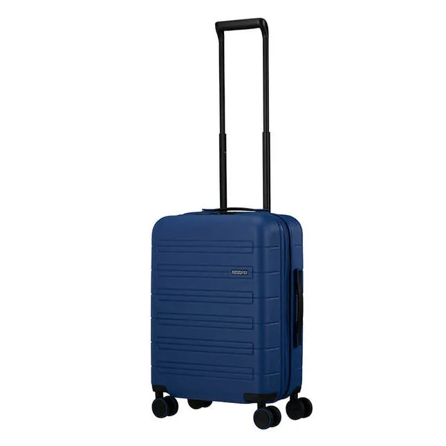 Valiza American Turister NOVASTREAM pe 4 roti 55/20 TSA EXP smart albastru inchis
