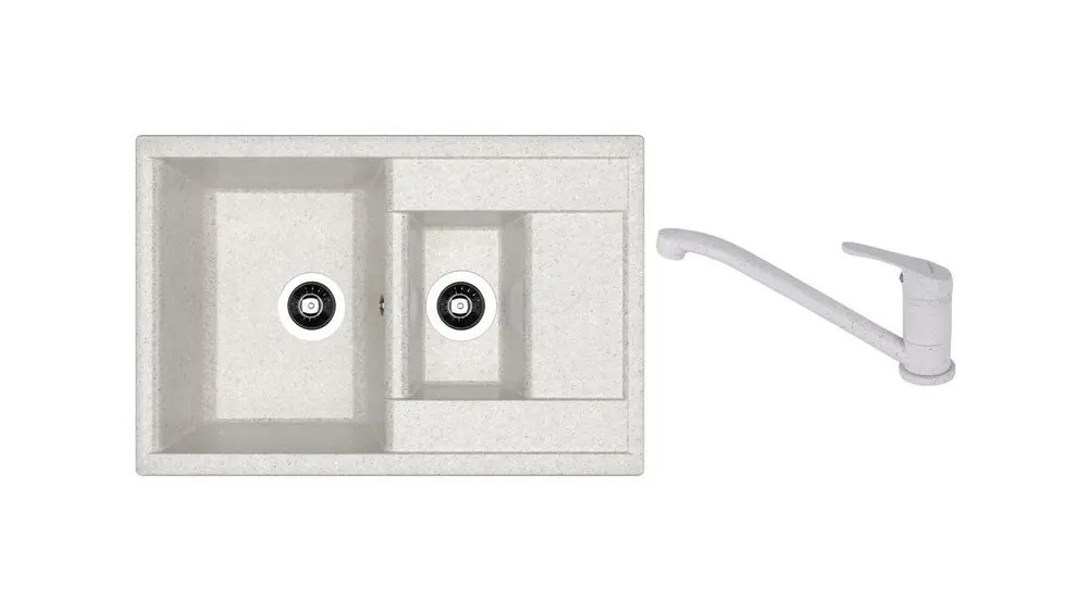 НАБОР мойка Dr Gans Astra 760K + SanDonna F 1066 серый