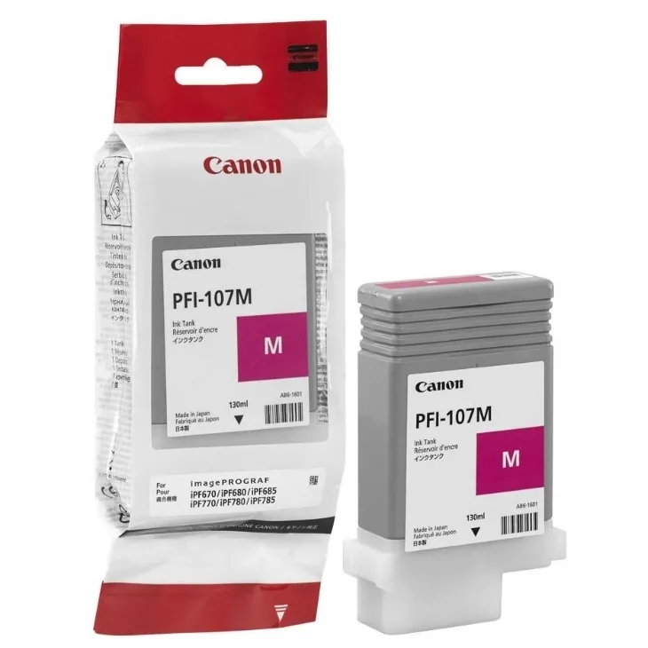 Cartuș de cerneală Canon PFI-107, 130ml, Magenta