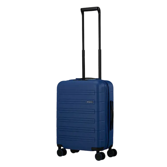 Valiza American Turister NOVASTREAM pe 4 roti 55/20 TSA EXP smart albastru inchis