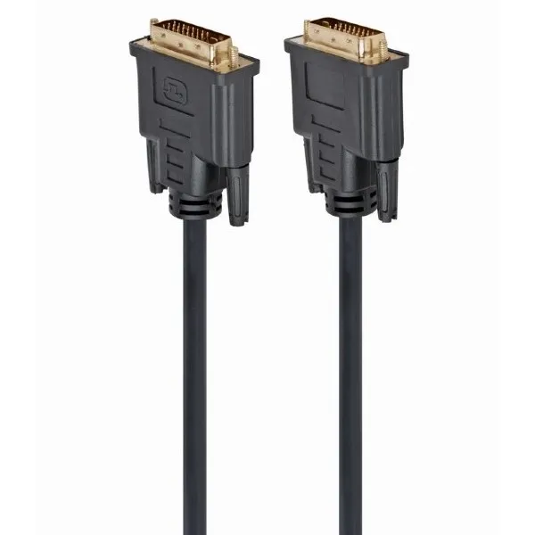 Cable DVI M to DVI M,  3.0m, Cablexpert DVI-D Dual link with ferrite, CC-DVI2-BK-10