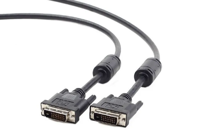 Cable DVI M to DVI M,  3.0m, Cablexpert DVI-D Dual link with ferrite, CC-DVI2-BK-10