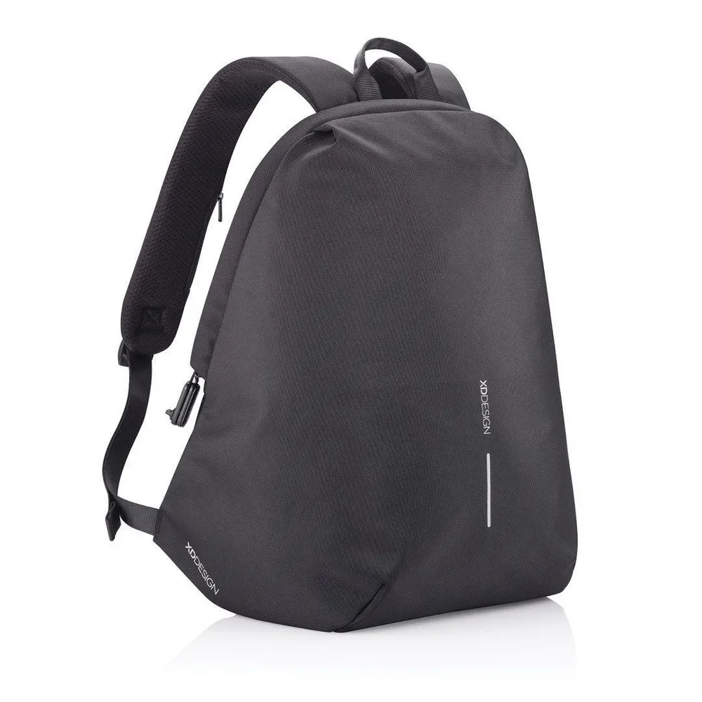 Rucsac pentru Laptop Bobby Soft, 15.6", Textil, Negru