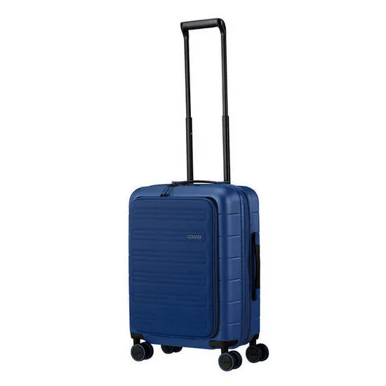 Valiza American Turister NOVASTREAM pe 4 roti 55/20 TSA EXP smart albastru inchis