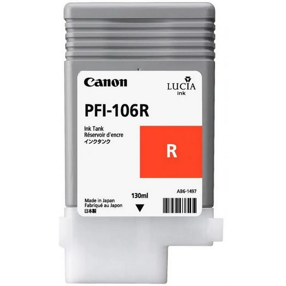 Ink Cartridge Canon PFI-106, Red