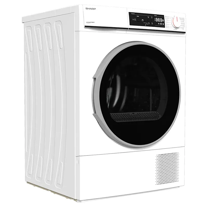 Uscător de rufe Sharp KDNHA7S7GW21EE, 7kg, Alb
