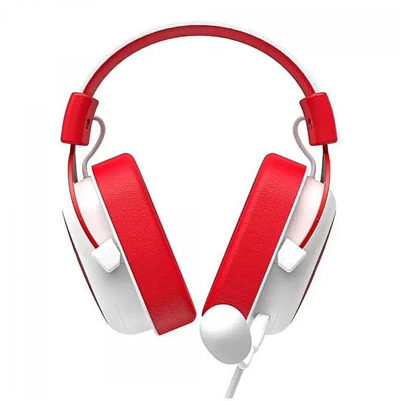 Căști gaming Havit H2002d, Cu fir, Alb Roșu