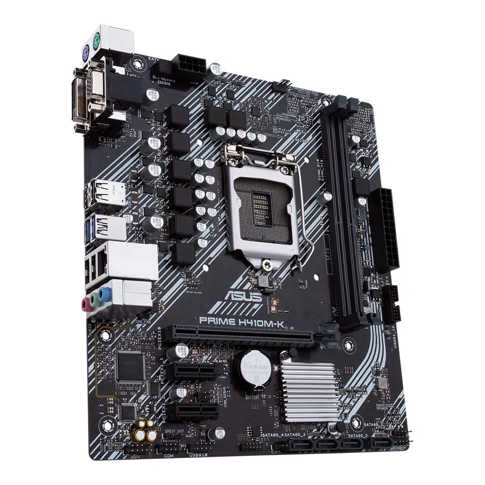 Материнская плата ASUS PRIME H410M-K, LGA1200, Intel H410, Micro-ATX
