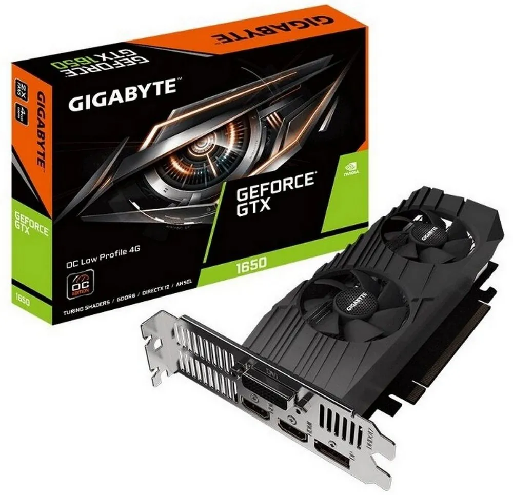 Видеокарта Gigabyte GV-N1656OC-4GL,  4ГБ GDDR6 128бит