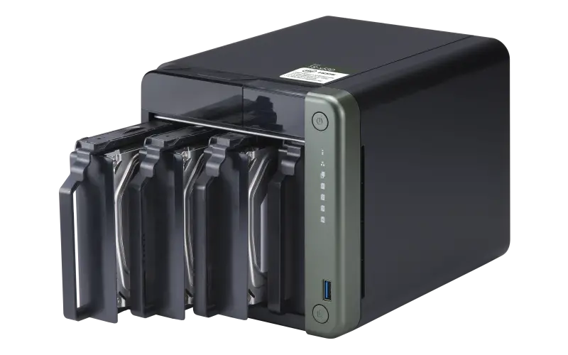 Сетевое хранилище Qnap TS-453D, Чёрный