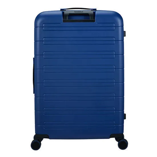 Valiza American Turister NOVASTREAM pe 4 roti 77/28 TSA EXP albastru inchis