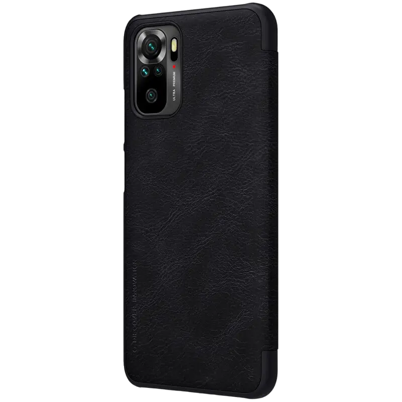 Husă tip carte Nillkin RedMi Note 10, Qin LC, Negru