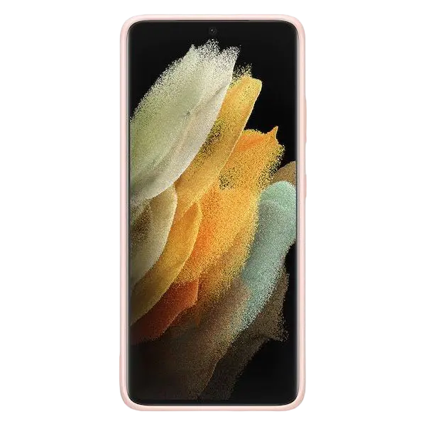 Husă Samsung Silicone Cover for Galaxy S21 Ultra, Roz