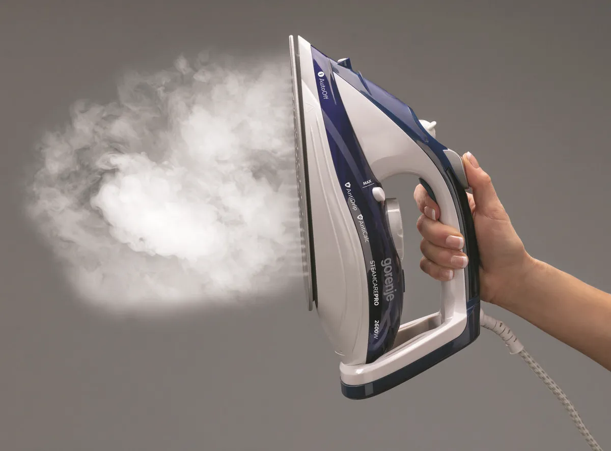 Fier de călcat Gorenje Steam care pro SIH2600BLC, 2600W, Albastru
