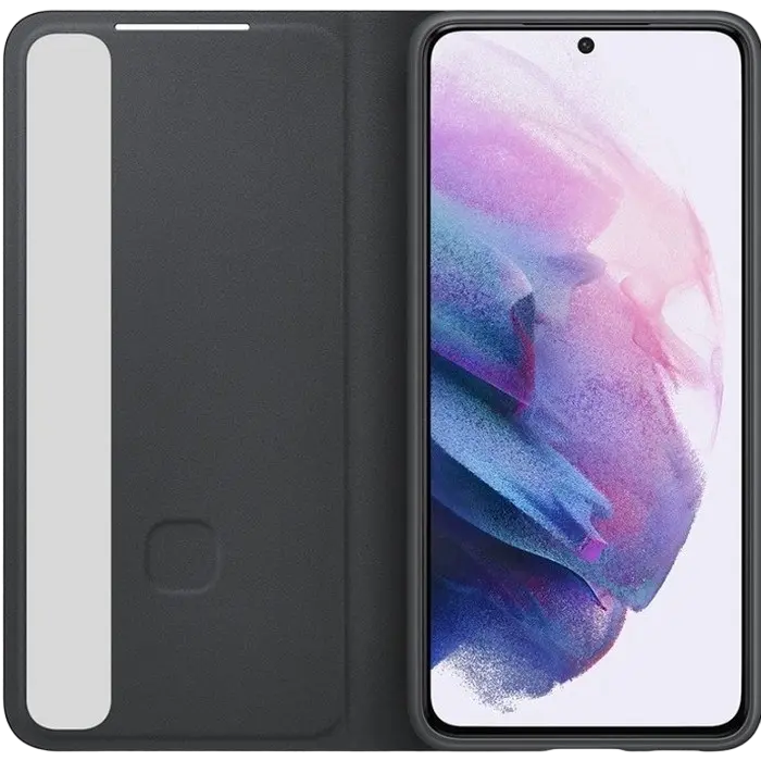 Husă Samsung Smart Clear View Cover for Galaxy S21, Negru