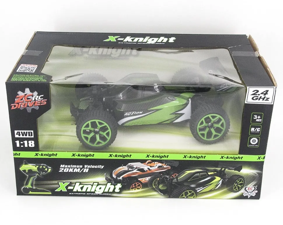 Jucărie cu telecomandă Crazon High Speed Off-Road Car, 1:18, Verde (17GS06B)