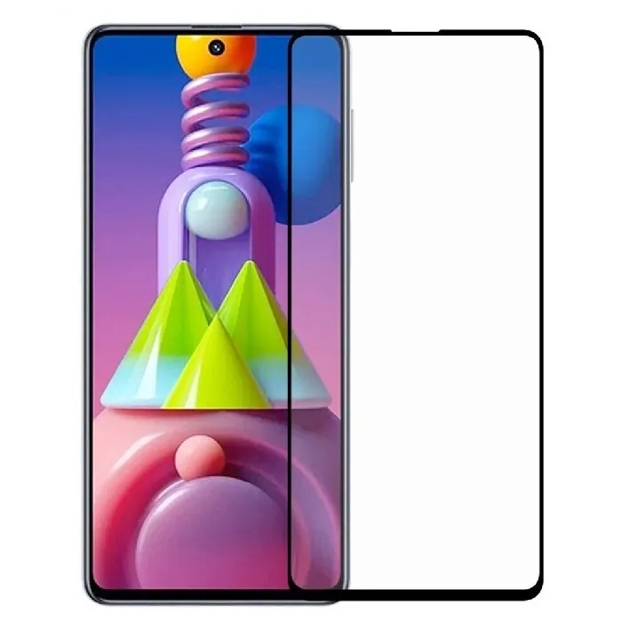 Защитное стекло Xcover Samsung Galaxy M51 All Glue, Чёрный