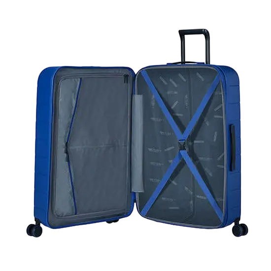 Valiza American Turister NOVASTREAM pe 4 roti 77/28 TSA EXP albastru inchis