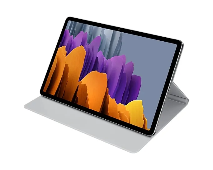 Husă pentru tabletă Samsung Tab S7 Book Cover, 11", Poliuretan, Gri deschis