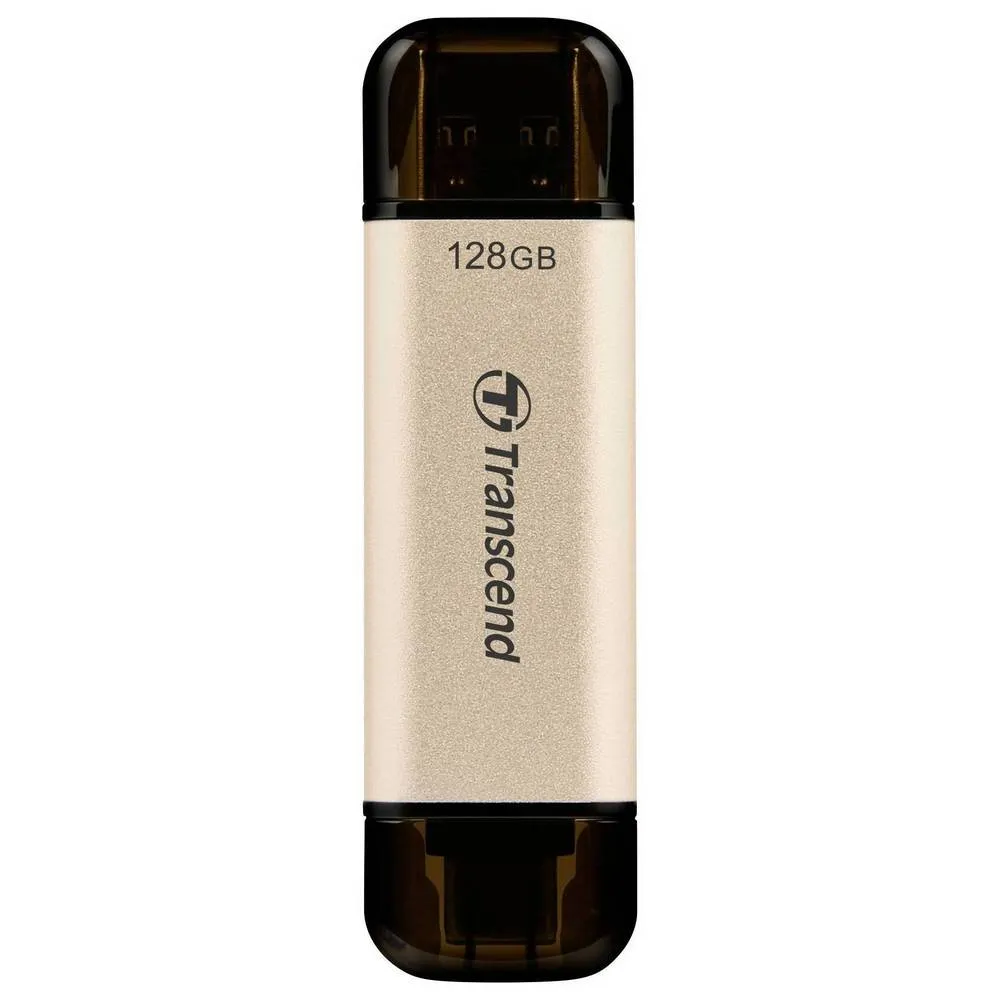 USB Flash накопитель Transcend JetFlash 930C, 128Гб, Золотистый