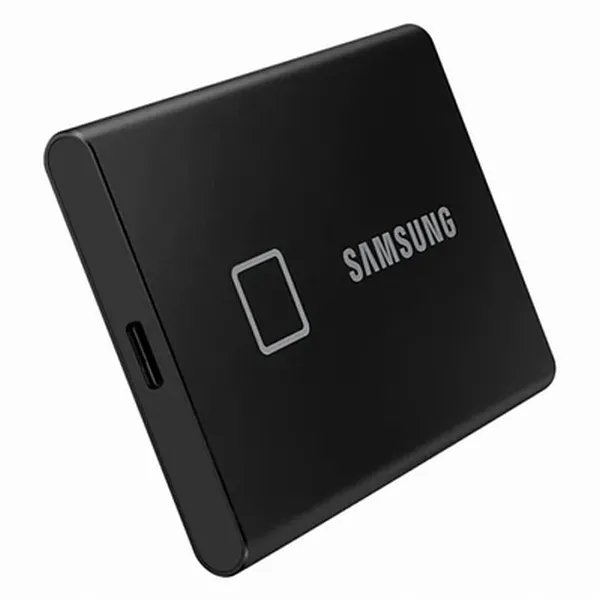 Внешний портативный SSD накопитель Samsung Portable SSD T7 Touch, 1 ТБ, Чёрный (MU-PC1T0K/WW)