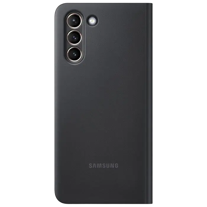 Husă Samsung Smart Clear View Cover for Galaxy S21, Negru