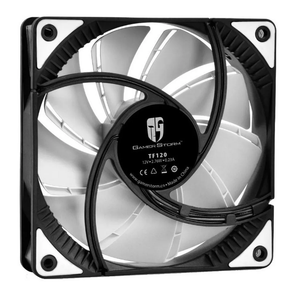 Ventilator PC Deepcool TF120S White, 120 mm