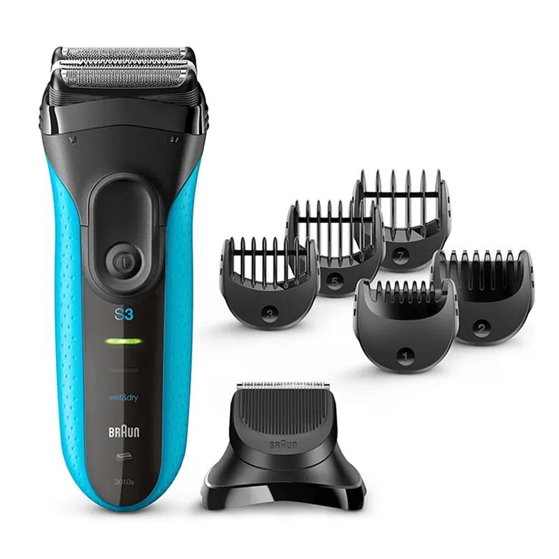 Электробритва мужская Braun 3010 BT WD, Синий