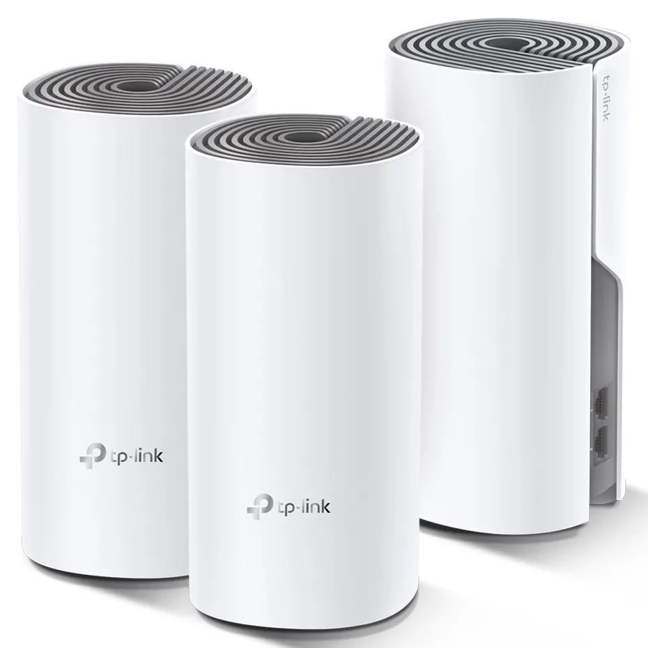 Домашняя Mesh Wi-Fi система TP-LINK Deco E4 (3-pack), Белый