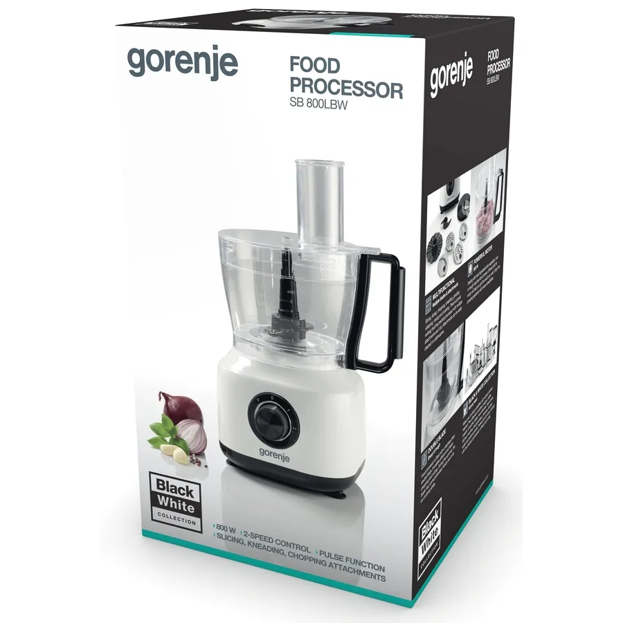 Robot de bucătărie Gorenje SB800LBW, Alb