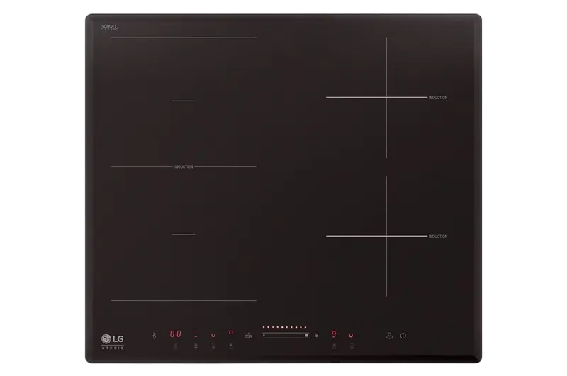 Plită cu inducție LG HU642VH, Negru