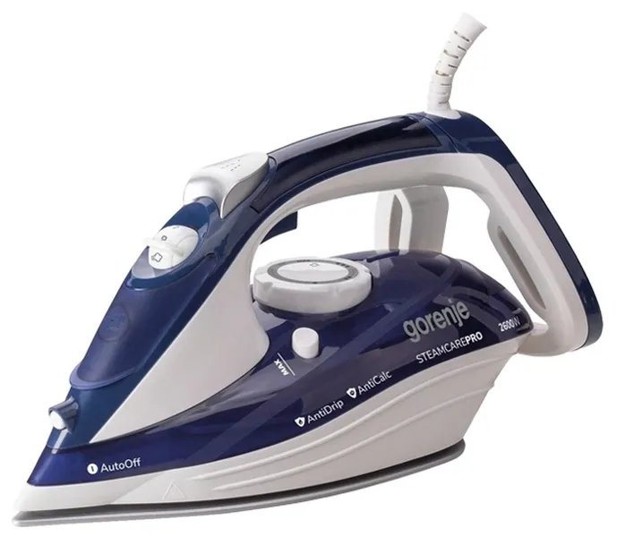 Fier de călcat Gorenje Steam care pro SIH2600BLC, 2600W, Albastru