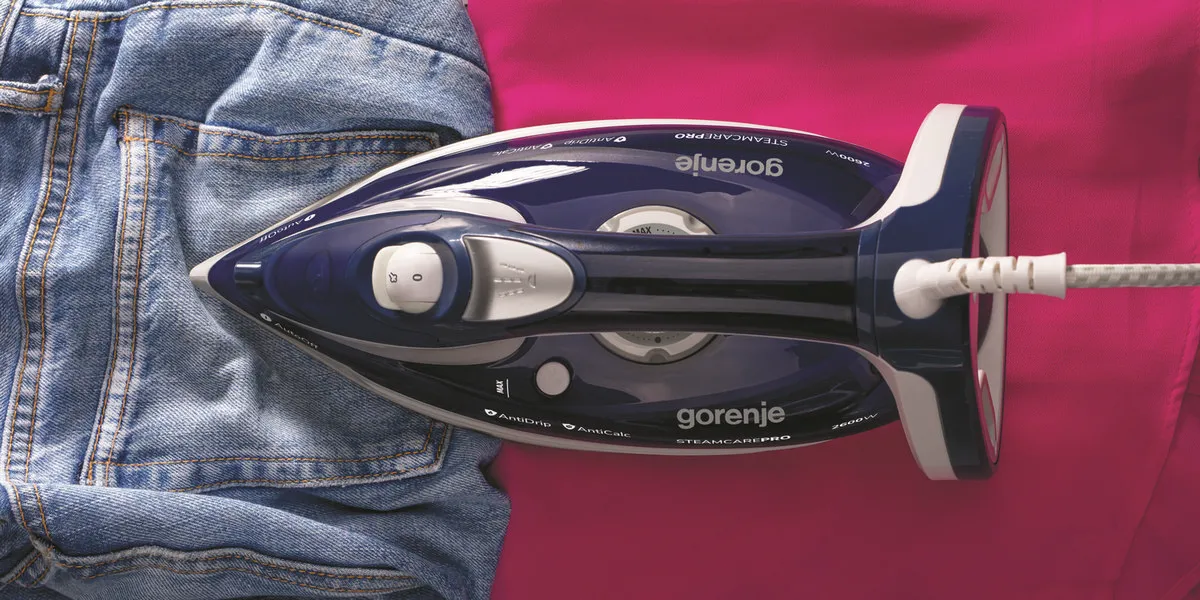 Fier de călcat Gorenje Steam care pro SIH2600BLC, 2600W, Albastru