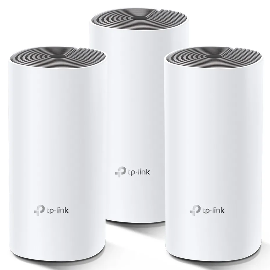 Домашняя Mesh Wi-Fi система TP-LINK Deco E4 (3-pack), Белый