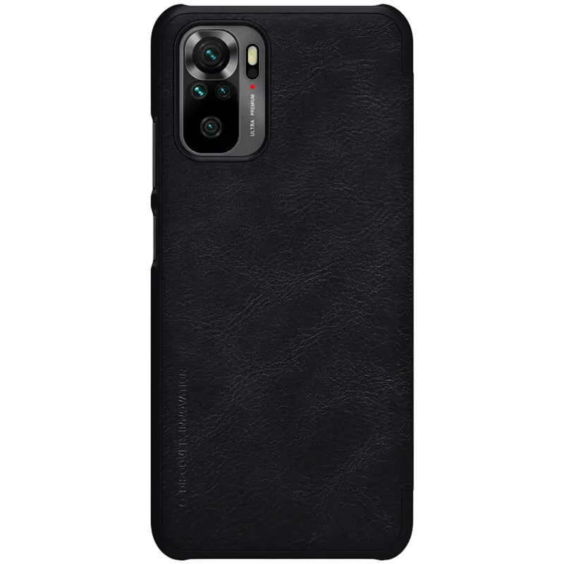 Husă tip carte Nillkin RedMi Note 10, Qin LC, Negru