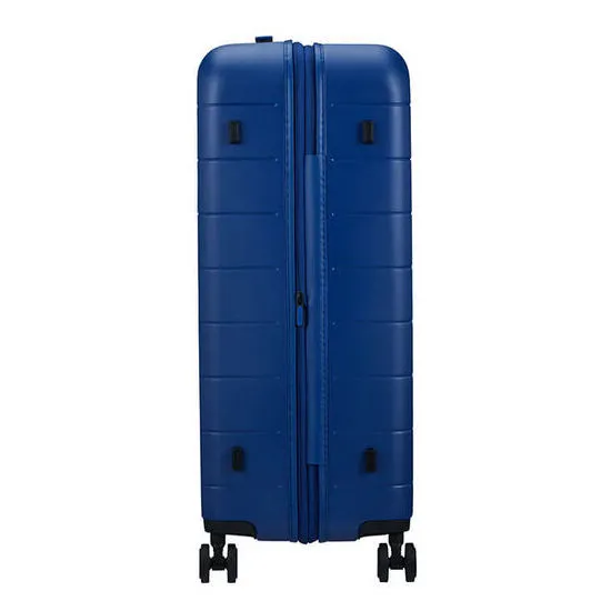 Valiza American Turister NOVASTREAM pe 4 roti 77/28 TSA EXP albastru inchis